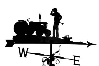 Fixing tractor weathervane